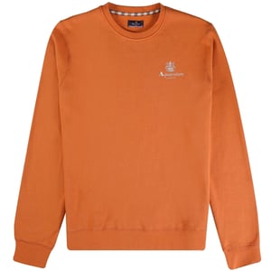 Aquascutum Active - Oranges Sweatshirt mit kleinem Logo