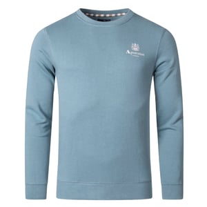 Aquascutum Active - Blaues Sweatshirt mit kleinem Logo