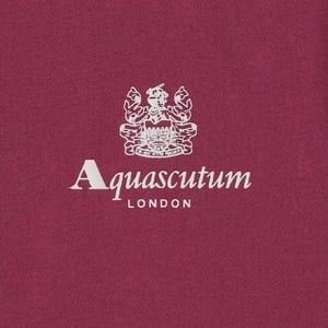 Aquascutum Active - Burgunderrotes Sweatshirt mit kleinem Logo