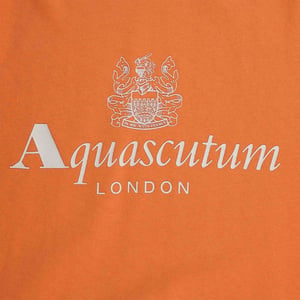 Aquascutum Active - Oranges Sweatshirt mit großem Logo