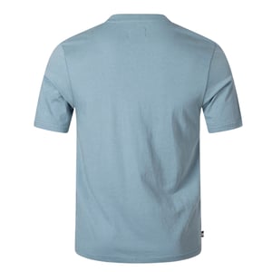 Aquascutum Active - Blaues T-Shirt mit großem Logo