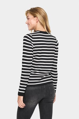 Strickjacke Gerade Passform black
