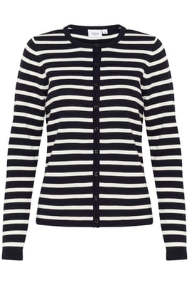 Strickjacke Gerade Passform black