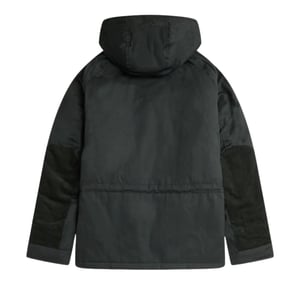 Fred Perry - Kurze, nachtgrüne Parkajacke mit Schnorchel