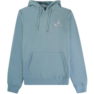 Aquascutum Active - Blauer Kapuzenpullover mit kleinem Logo