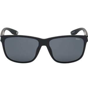 BMW Sonnenbrille mit mattschwarzem Rahmen und polarisierten Gläsern in Rauchoptik