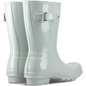 Hunter Original Short Damen Gummistiefel In Seetanggrün