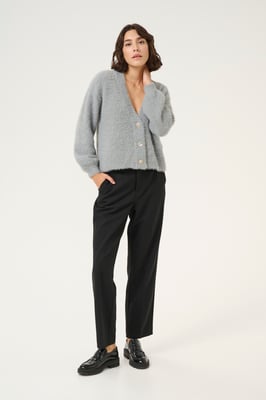 Strickjacke Baggy fit light grey