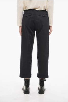 Relaxed-Fit Chinohose in Schwarz