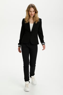 Blazer Regular fit black white