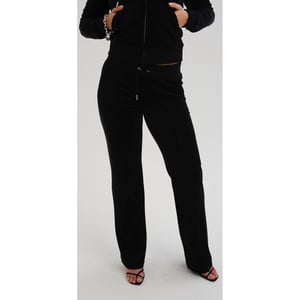 Juicy Couture Del Ray Polyester Damen schwarze Jogginghosen