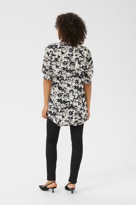 Tunika Regular fit black white