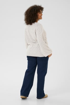 Strickjacke Regular fit light grey