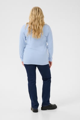 Strickjacke Regular fit light blue