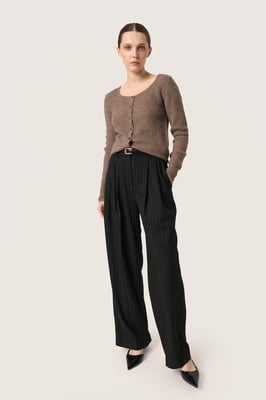 Strickjacke Slim fit beige