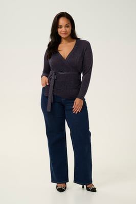 Strickjacke Regular fit purple