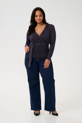 Strickjacke Regular fit purple