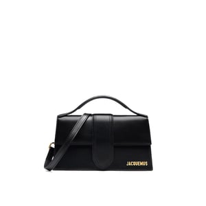 Jacquemus Le Grand Bambino Lederhandtasche - Goldlogo