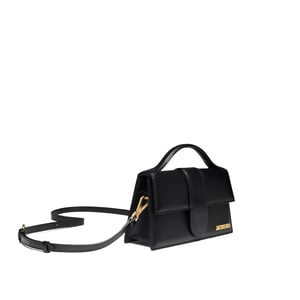 Jacquemus Le Grand Bambino Lederhandtasche - Goldlogo