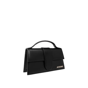 Jacquemus Le Grand Bambino Schultertasche Silber Logo