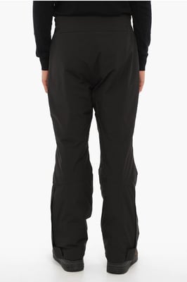 Wasserdichte, wattierte Skihose aus Stoff in Schwarz