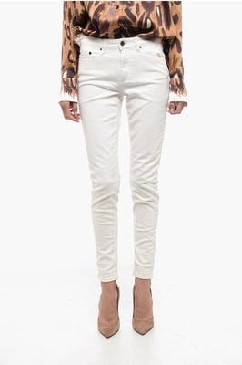 Stretch-Denim MARTEN Jeans 13cm in Weiß