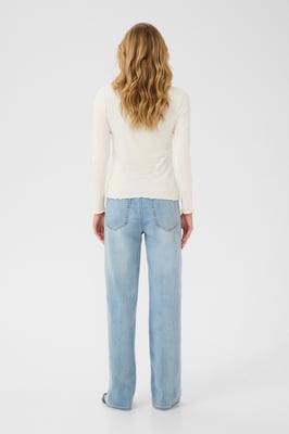 Langarm-Shirt Regular fit white