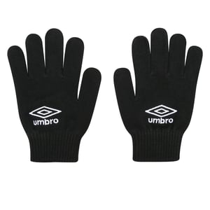 Umbro - Kinder Winterhandschuhe, Jerseyware (Schwarz)