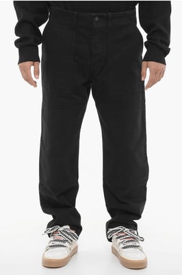Dunkel verwaschene Jeans mit weitem Bein, 22 cm, in Schwarz