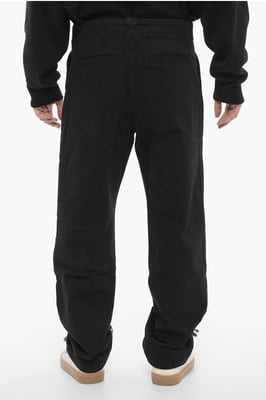 Dunkel verwaschene Jeans mit weitem Bein, 22 cm, in Schwarz