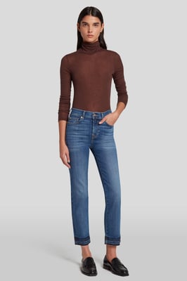 Damen Jeans The Straight Crop Straight Fit