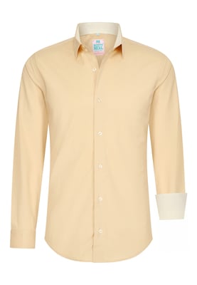 Pastell Hemd S - 6XL Slim Fit Cotton-Stretch
