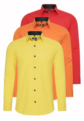 3er Set Business Hemd