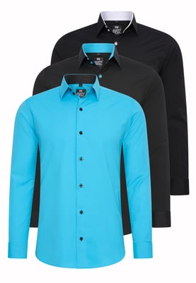 3er Set Business Hemd