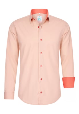 Pastell Hemd S - 6XL Slim Fit Cotton-Stretch