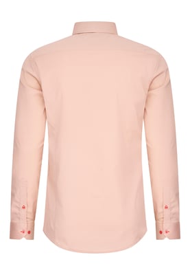 Pastell Hemd S - 6XL Slim Fit Cotton-Stretch