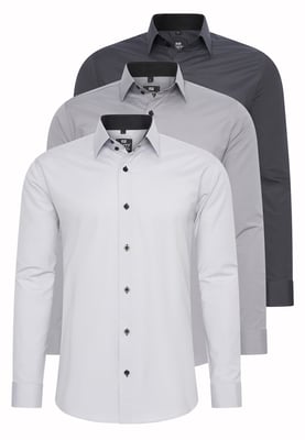 3er Set Business Hemd