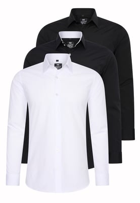 3er Set Business Hemd