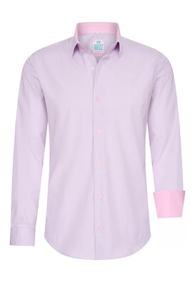 Pastell Hemd S - 6XL Slim Fit Cotton-Stretch