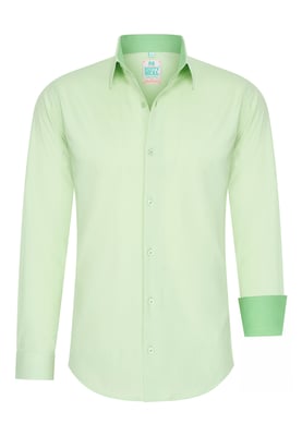 Pastell Hemd S - 6XL Slim Fit Cotton-Stretch