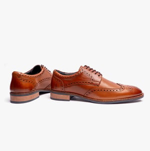 Hush Puppies Dustin Herren Brogues Schuhe Beige