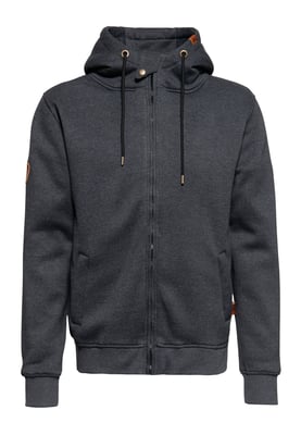 King Kerosin Herren Outdoor Sweatjacke K.K. Adventure Gear grau
