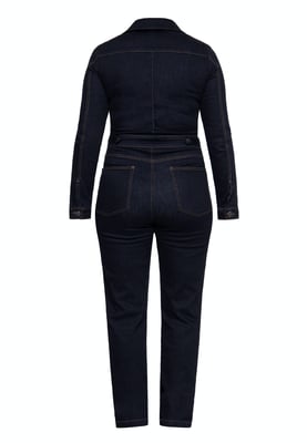 Queen Kerosin Damen Workwear Overall Denim