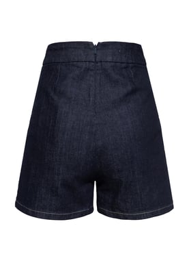 Queen Kerosin Damen Denim Marlene Shorts Denim