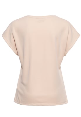 Queen Kerosin Damen T-Shirt California ecru
