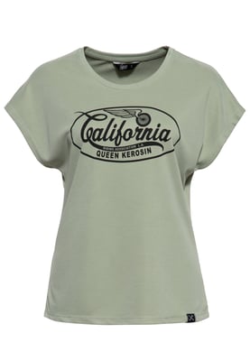 Queen Kerosin Damen T-Shirt California mint
