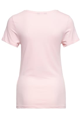 Queen Kerosin Damen T-Shirt Chi Chi Beach Poodle pink
