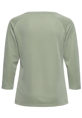 Queen Kerosin Damen Langarmshirt California grün