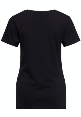 Queen Kerosin Damen T-Shirt Chi Chi Beach Poodle schwarz