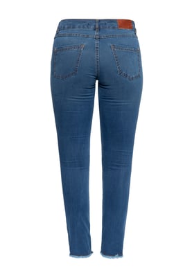 Amor, Truth & Trust Damen Jeanshose Leoni mittelblau